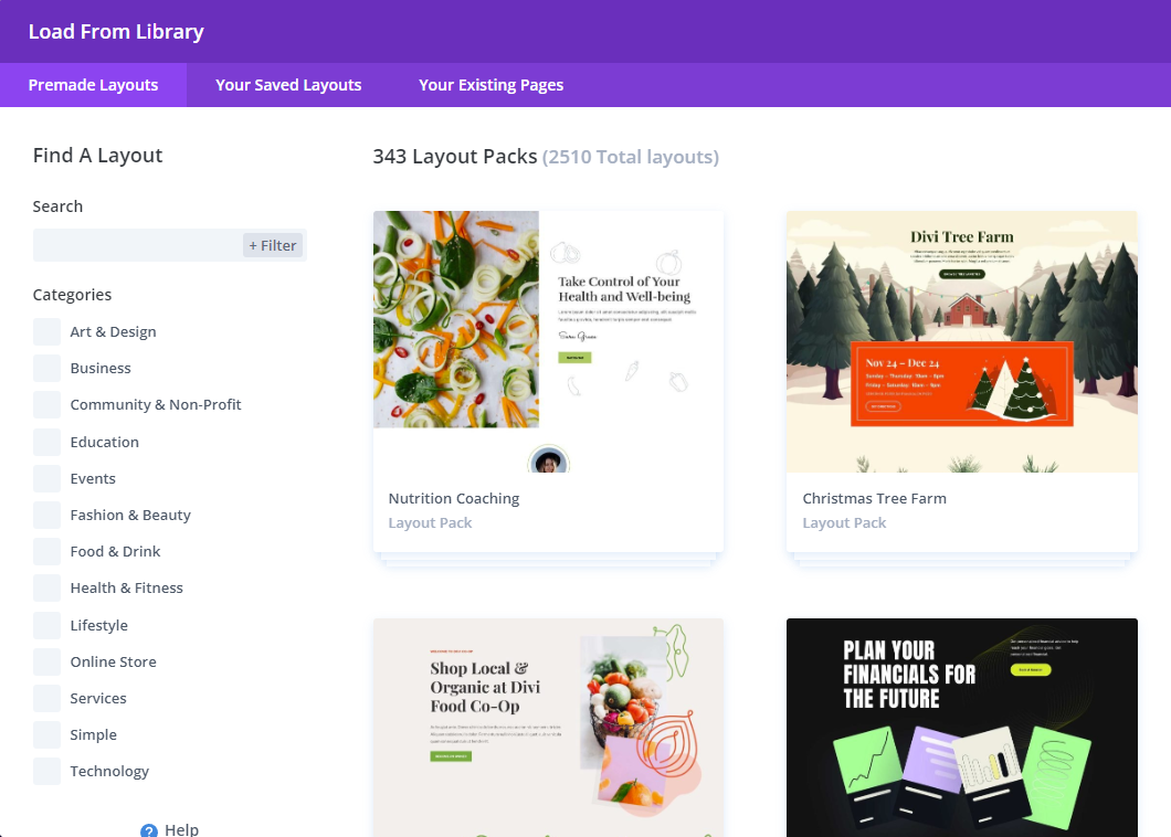 Divi Load From Library Divi Load From Library