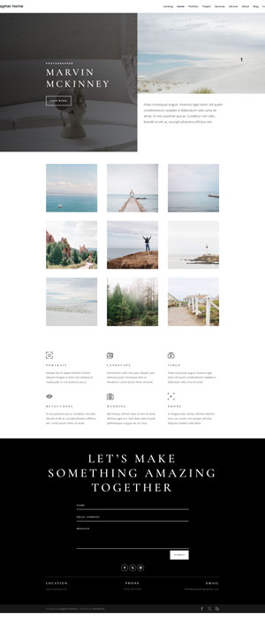 Photography Layout