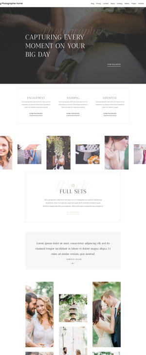 Wedding Photography Layout